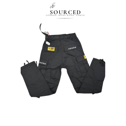 Black Corteiz Alcatraz Cargos
