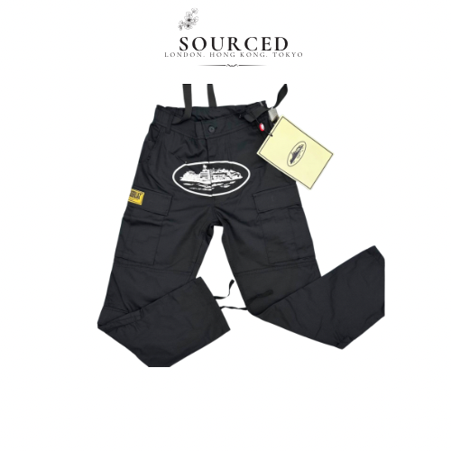 Black Corteiz Alcatraz Cargos