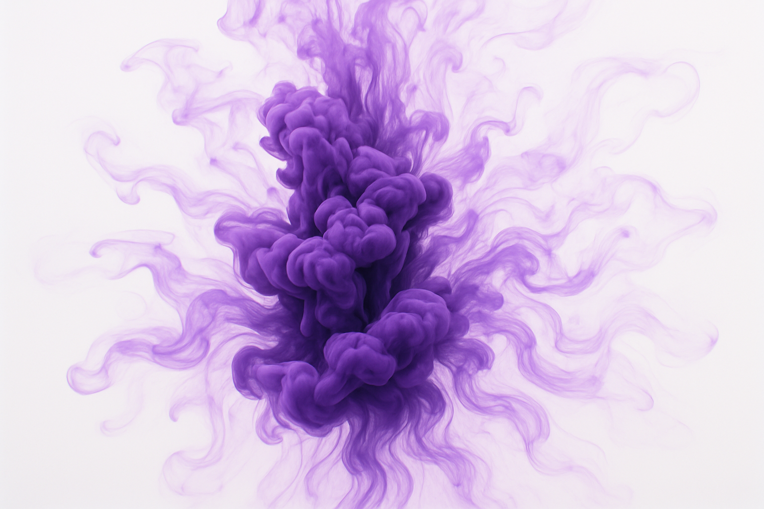 generate a video which is like a violet ink bloom
